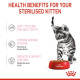 Royal Canin Kitten Sterilised – Hrană Umedă pentru Pisici Tinere Sterilizate, în Sos, 85 g
